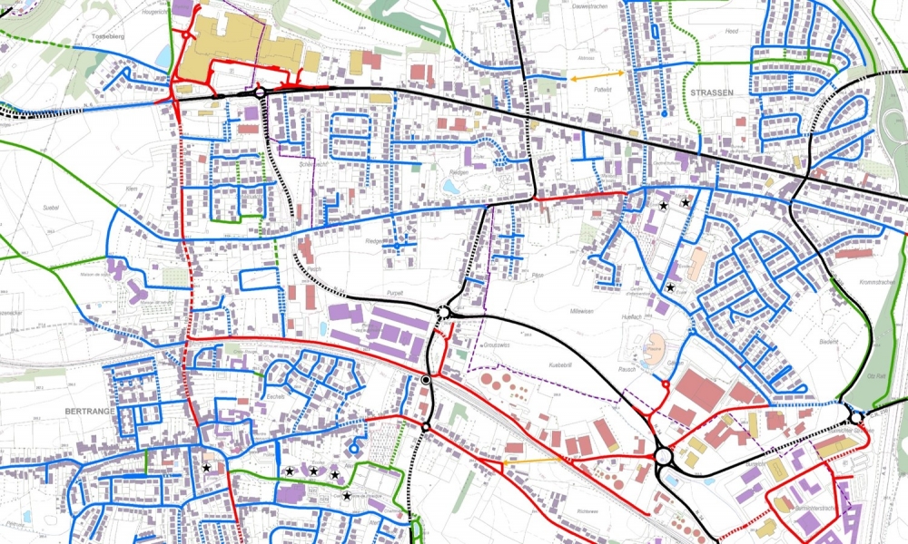 fietsbaarheidskaart / plan cyclabilité